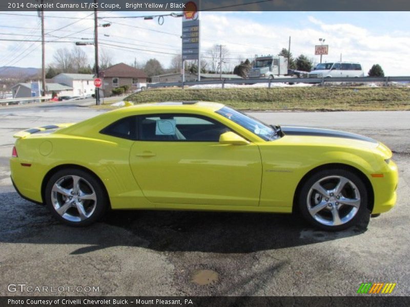 Bright Yellow / Black 2014 Chevrolet Camaro LT/RS Coupe