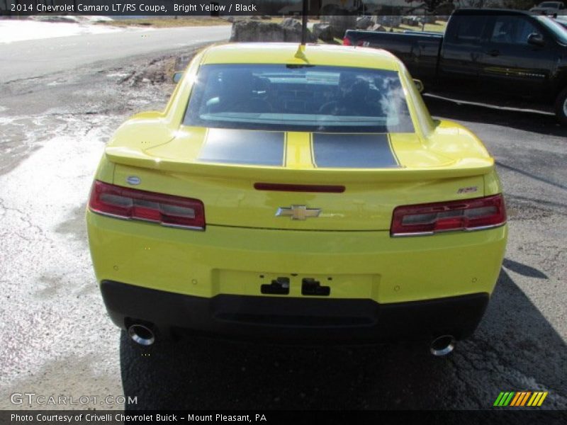 Bright Yellow / Black 2014 Chevrolet Camaro LT/RS Coupe