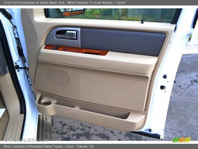 White Platinum Tri-Coat Metallic / Camel 2010 Ford Expedition EL Eddie Bauer 4x4