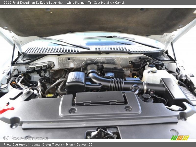 White Platinum Tri-Coat Metallic / Camel 2010 Ford Expedition EL Eddie Bauer 4x4