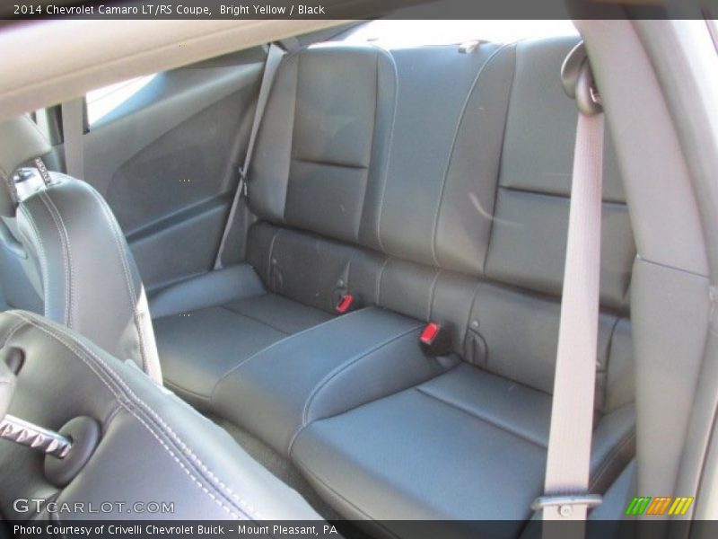 Rear Seat of 2014 Camaro LT/RS Coupe