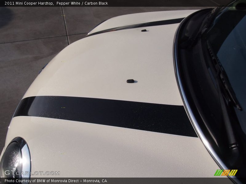 Pepper White / Carbon Black 2011 Mini Cooper Hardtop
