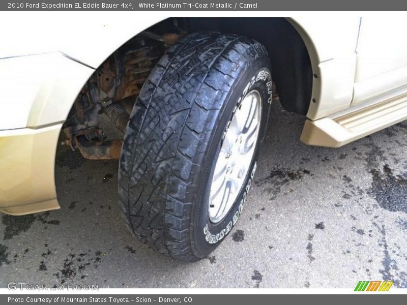White Platinum Tri-Coat Metallic / Camel 2010 Ford Expedition EL Eddie Bauer 4x4