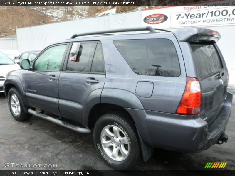Galactic Gray Mica / Dark Charcoal 2006 Toyota 4Runner Sport Edition 4x4