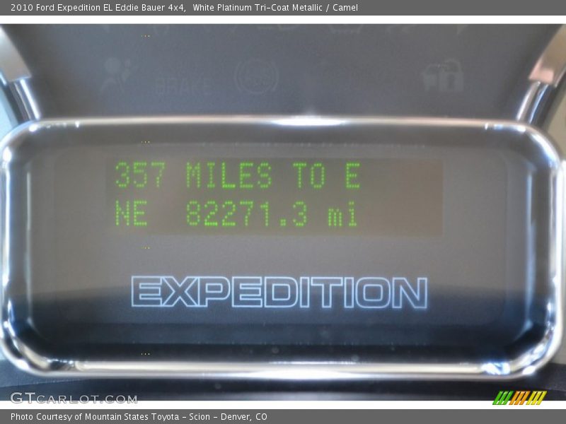 White Platinum Tri-Coat Metallic / Camel 2010 Ford Expedition EL Eddie Bauer 4x4