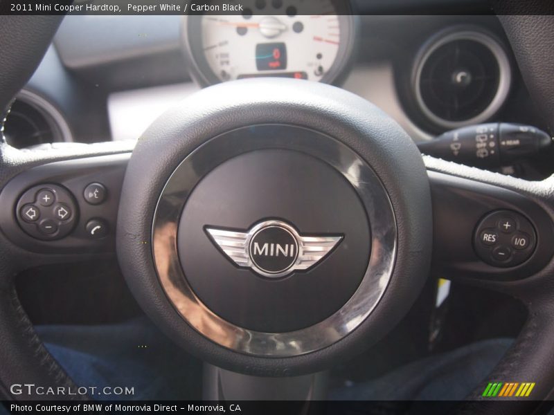 Pepper White / Carbon Black 2011 Mini Cooper Hardtop