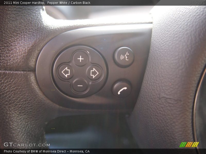 Pepper White / Carbon Black 2011 Mini Cooper Hardtop
