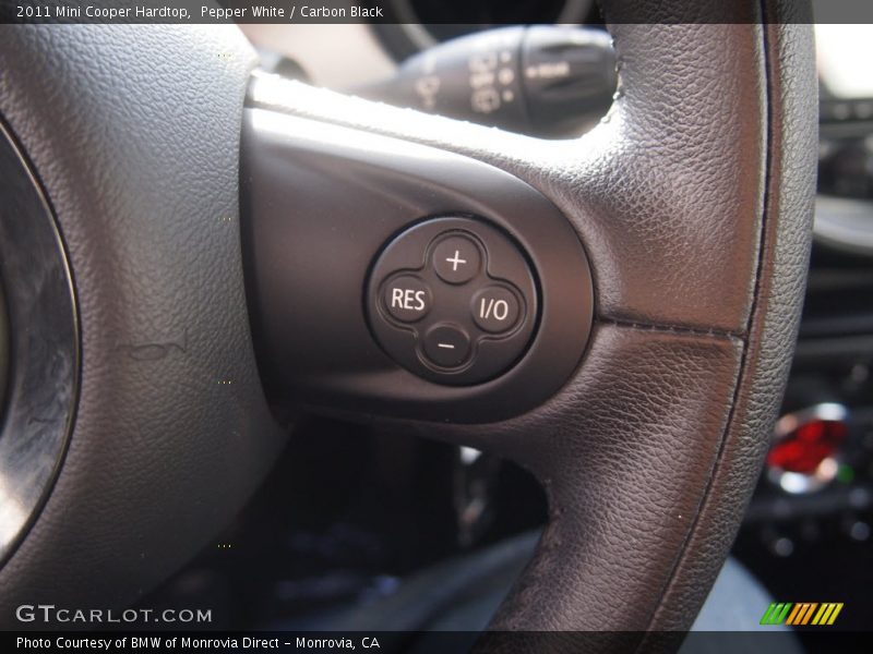 Pepper White / Carbon Black 2011 Mini Cooper Hardtop
