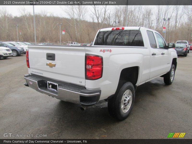 Summit White / Jet Black 2015 Chevrolet Silverado 2500HD LT Double Cab 4x4