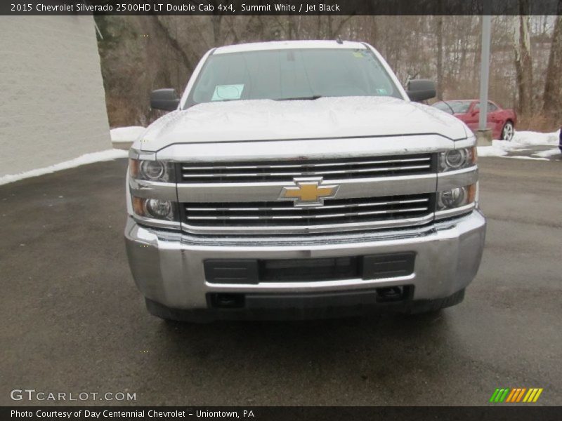 Summit White / Jet Black 2015 Chevrolet Silverado 2500HD LT Double Cab 4x4