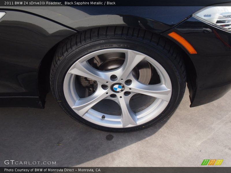 Black Sapphire Metallic / Black 2011 BMW Z4 sDrive30i Roadster