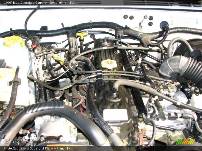 Stone White / Tan 1996 Jeep Cherokee Country