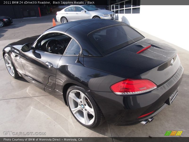 Black Sapphire Metallic / Black 2011 BMW Z4 sDrive30i Roadster