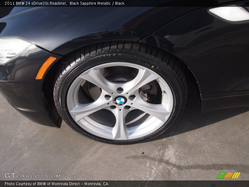 Black Sapphire Metallic / Black 2011 BMW Z4 sDrive30i Roadster
