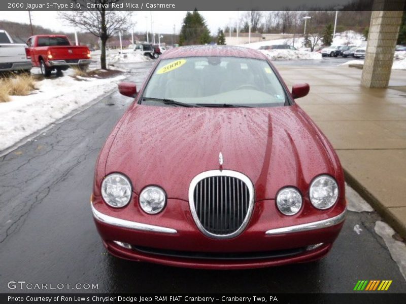 Carnival Red Mica / Cashmere 2000 Jaguar S-Type 3.0