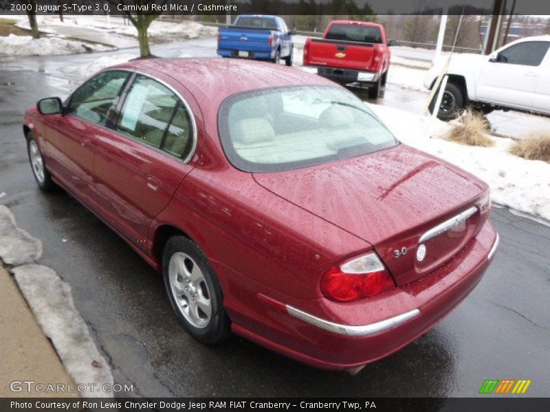 Carnival Red Mica / Cashmere 2000 Jaguar S-Type 3.0