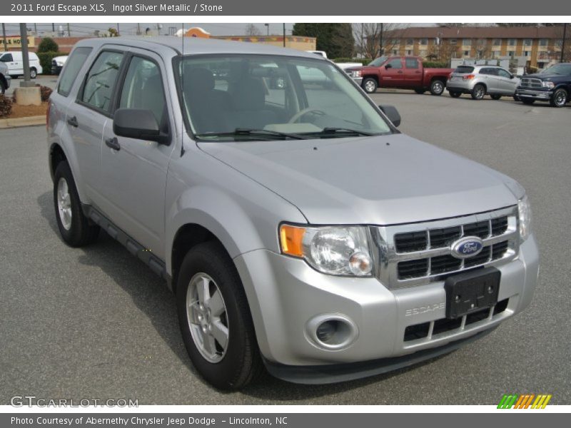 Ingot Silver Metallic / Stone 2011 Ford Escape XLS