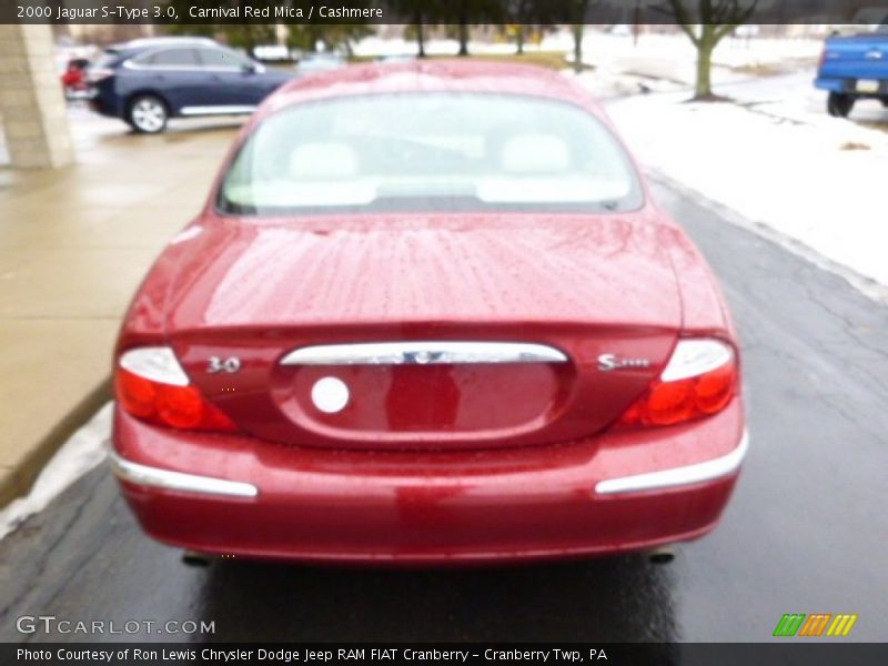 Carnival Red Mica / Cashmere 2000 Jaguar S-Type 3.0