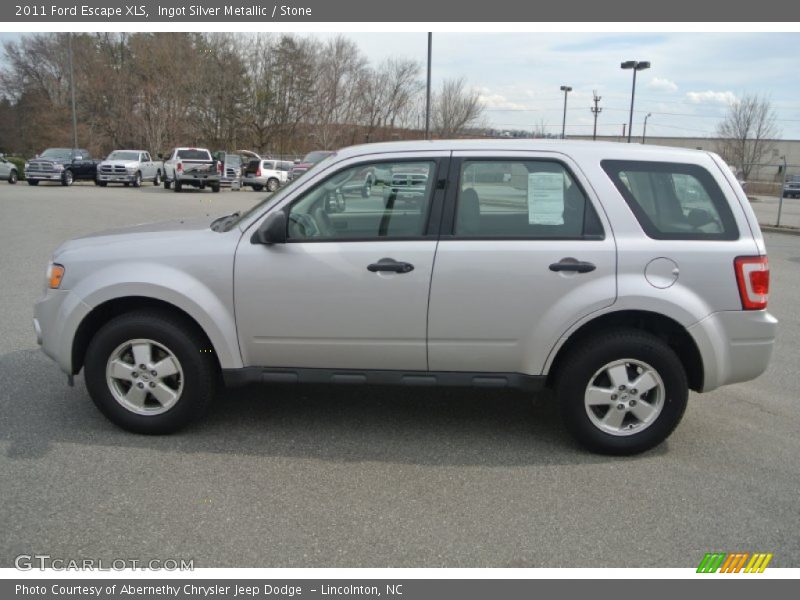 Ingot Silver Metallic / Stone 2011 Ford Escape XLS