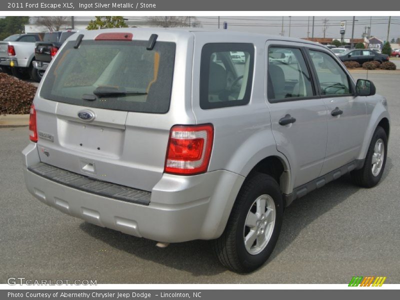 Ingot Silver Metallic / Stone 2011 Ford Escape XLS