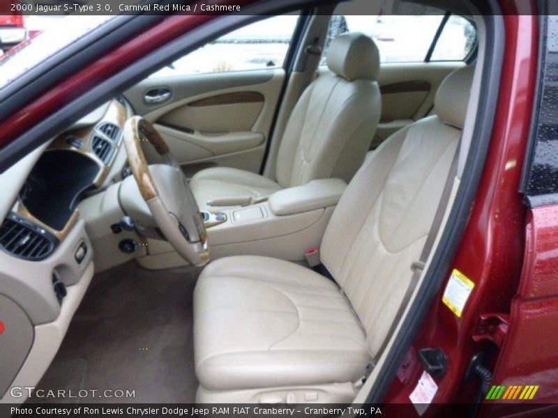 Carnival Red Mica / Cashmere 2000 Jaguar S-Type 3.0