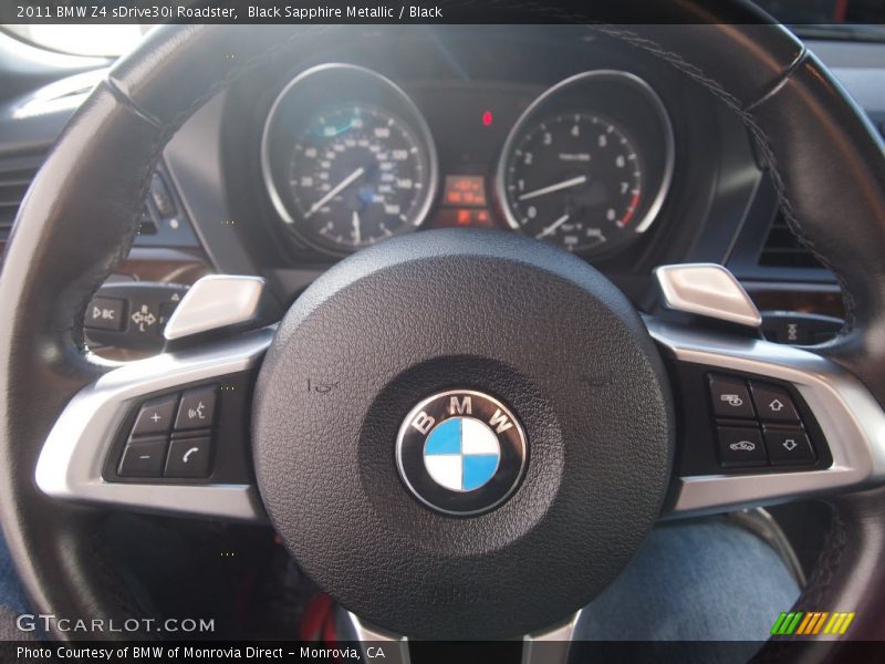 Black Sapphire Metallic / Black 2011 BMW Z4 sDrive30i Roadster