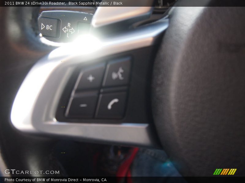 Black Sapphire Metallic / Black 2011 BMW Z4 sDrive30i Roadster