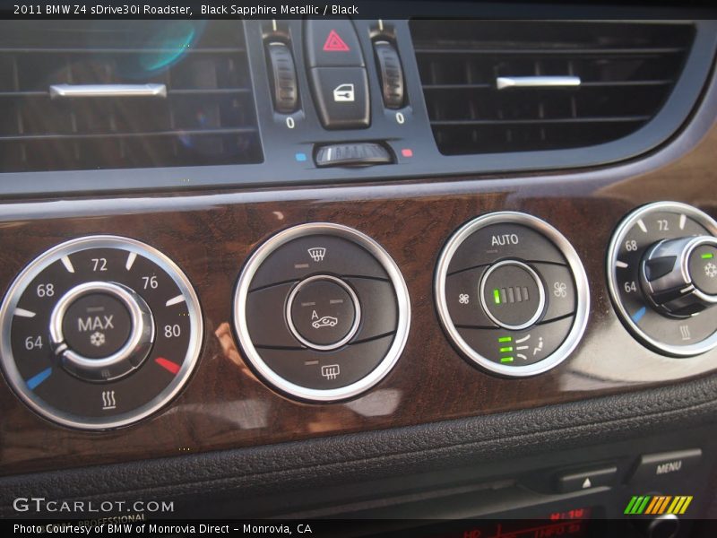 Black Sapphire Metallic / Black 2011 BMW Z4 sDrive30i Roadster