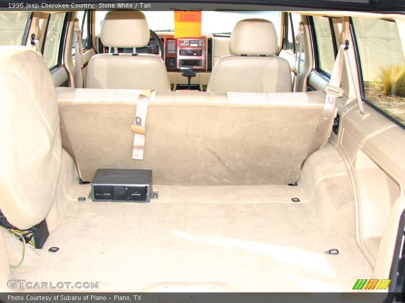 Stone White / Tan 1996 Jeep Cherokee Country