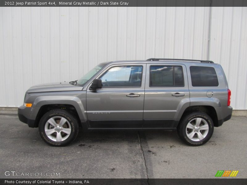 Mineral Gray Metallic / Dark Slate Gray 2012 Jeep Patriot Sport 4x4