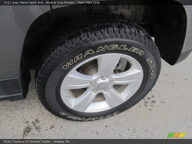 Mineral Gray Metallic / Dark Slate Gray 2012 Jeep Patriot Sport 4x4