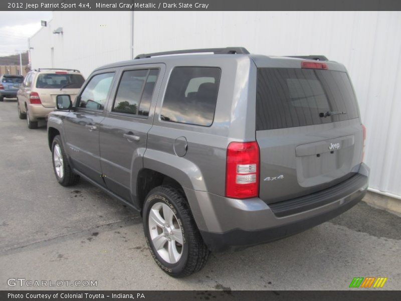 Mineral Gray Metallic / Dark Slate Gray 2012 Jeep Patriot Sport 4x4