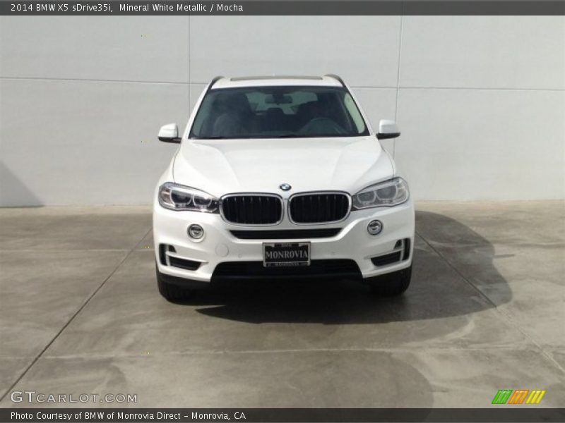 Mineral White Metallic / Mocha 2014 BMW X5 sDrive35i