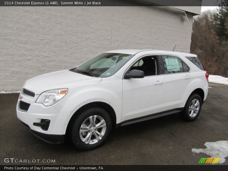 Summit White / Jet Black 2014 Chevrolet Equinox LS AWD