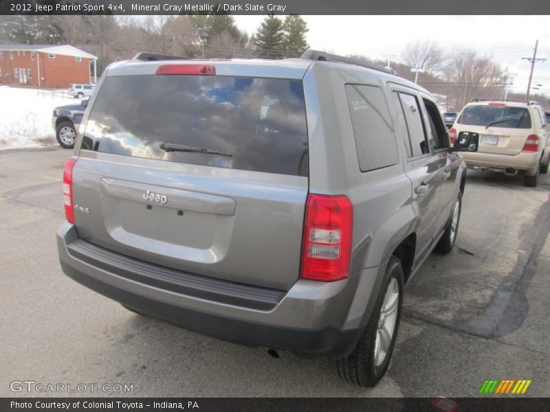 Mineral Gray Metallic / Dark Slate Gray 2012 Jeep Patriot Sport 4x4
