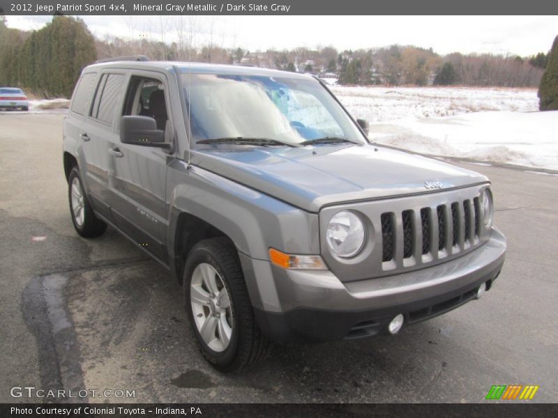 Mineral Gray Metallic / Dark Slate Gray 2012 Jeep Patriot Sport 4x4
