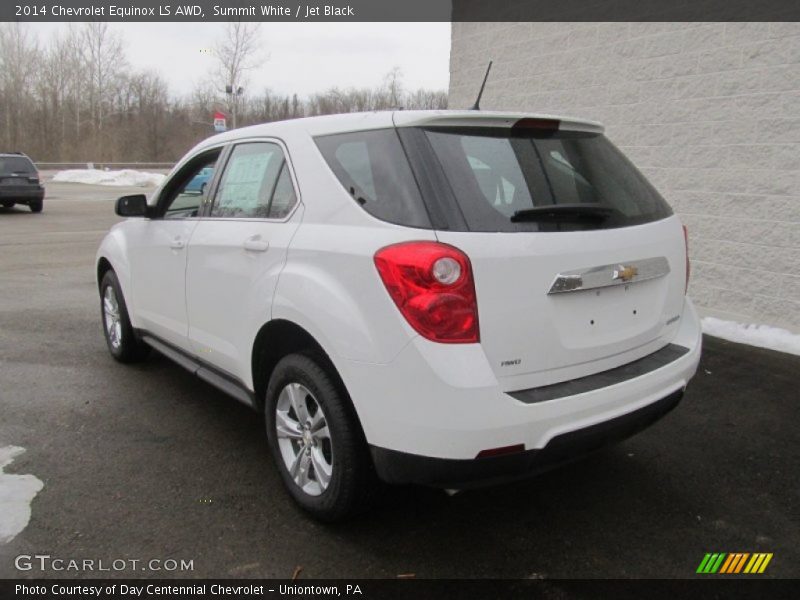 Summit White / Jet Black 2014 Chevrolet Equinox LS AWD