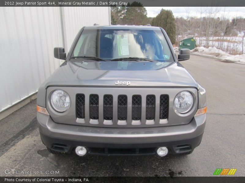 Mineral Gray Metallic / Dark Slate Gray 2012 Jeep Patriot Sport 4x4