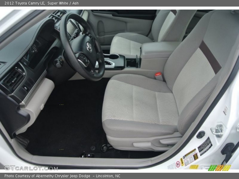 Super White / Ash 2012 Toyota Camry LE