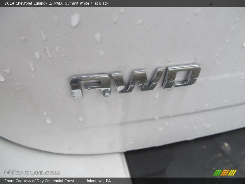 Summit White / Jet Black 2014 Chevrolet Equinox LS AWD