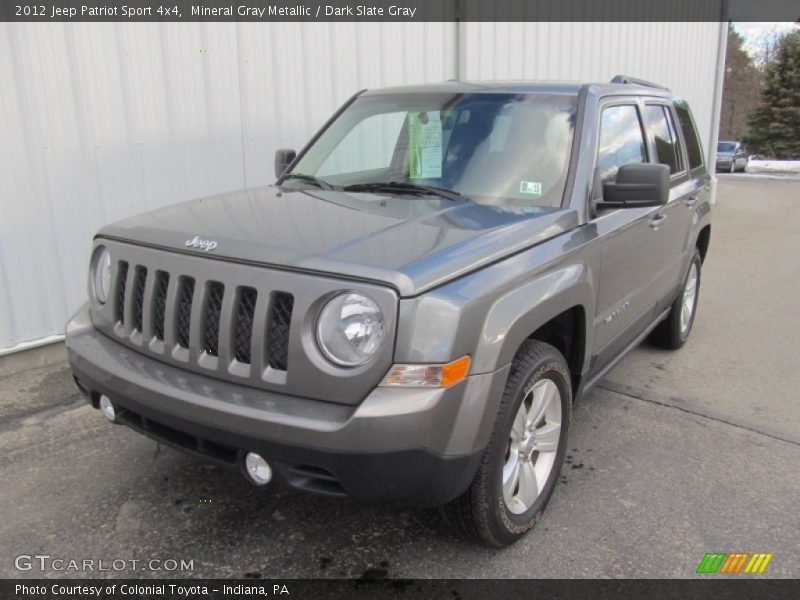 Mineral Gray Metallic / Dark Slate Gray 2012 Jeep Patriot Sport 4x4