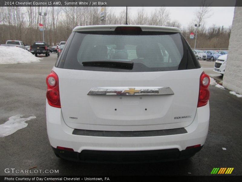 Summit White / Jet Black 2014 Chevrolet Equinox LS AWD