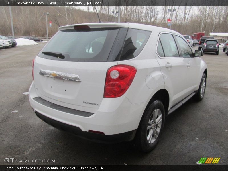 Summit White / Jet Black 2014 Chevrolet Equinox LS AWD