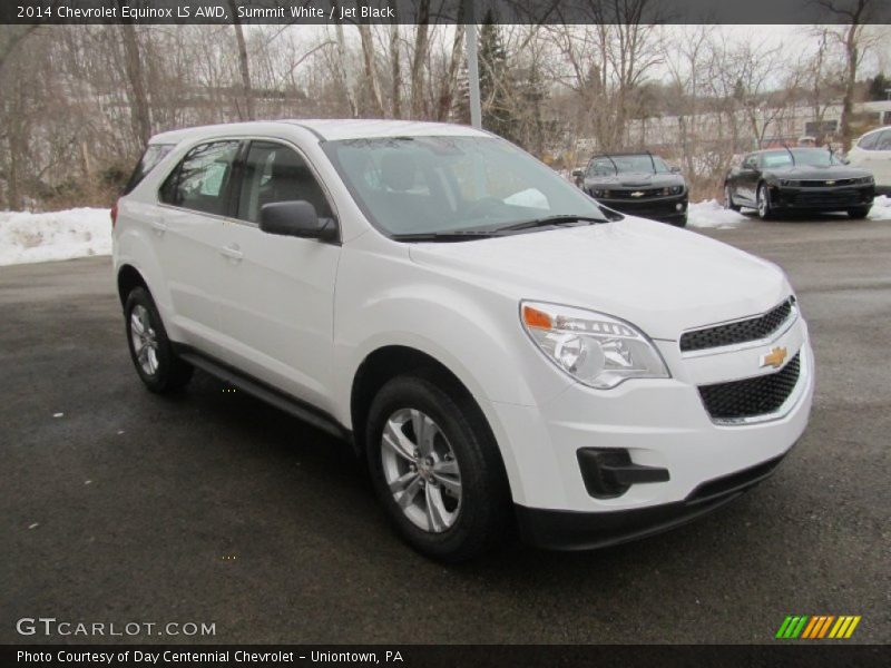 Summit White / Jet Black 2014 Chevrolet Equinox LS AWD