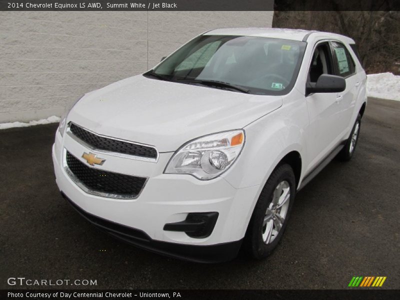 Summit White / Jet Black 2014 Chevrolet Equinox LS AWD