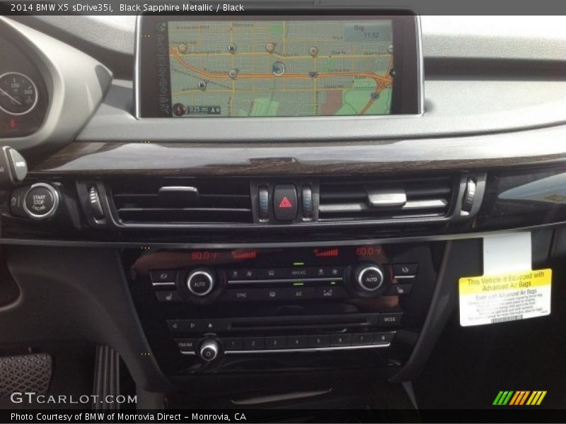 Black Sapphire Metallic / Black 2014 BMW X5 sDrive35i