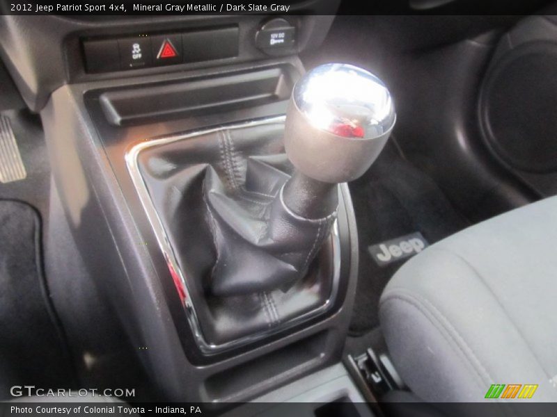 Mineral Gray Metallic / Dark Slate Gray 2012 Jeep Patriot Sport 4x4