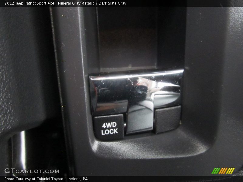 Mineral Gray Metallic / Dark Slate Gray 2012 Jeep Patriot Sport 4x4