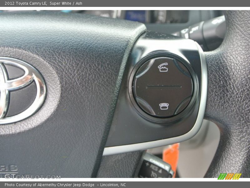 Super White / Ash 2012 Toyota Camry LE