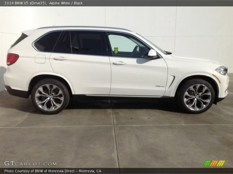 Alpine White / Black 2014 BMW X5 sDrive35i